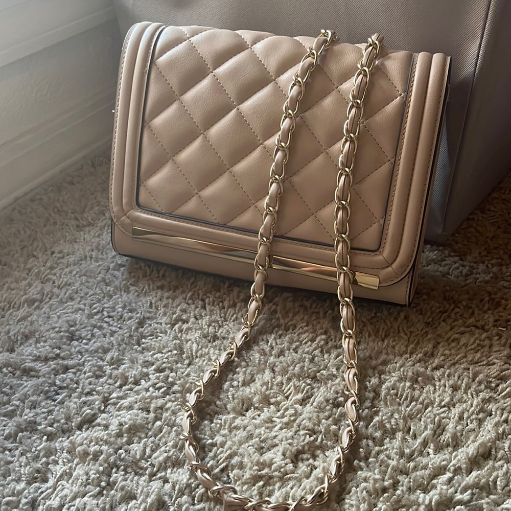 Aldo cream crossbody purse